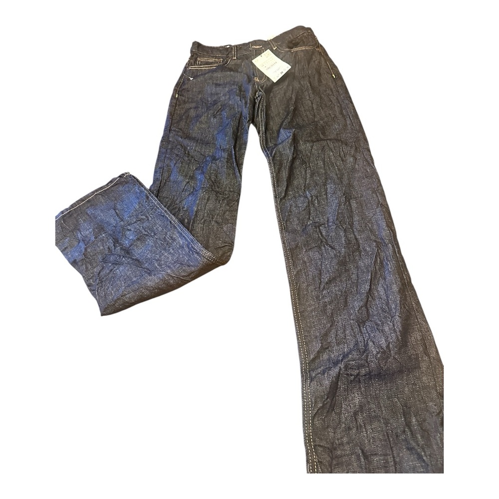 Zara Women's Flare & Wide Leg Jeans - Dark Blue Size US 2, NWT